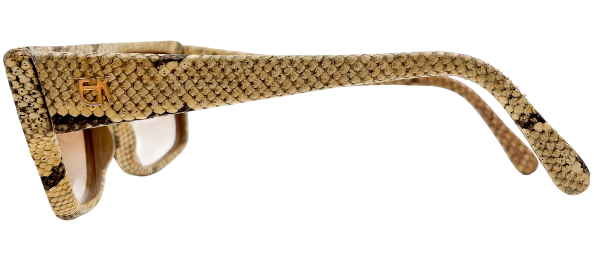 Lunettes EMMANUELLE KHANH PARIS 10640 GENUINE PYTHON – Collector Vintage