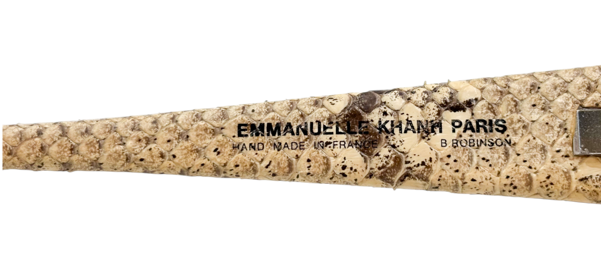 Lunettes EMMANUELLE KHANH PARIS 10640 GENUINE PYTHON – Collector Vintage