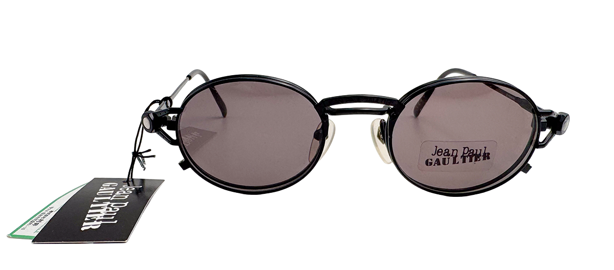 Lunettes Vintage JEAN PAUL GAULTIER 56-7110 avec clips solaires – Made in Japan années 90 – N°27