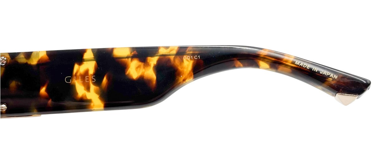 Lunettes LINDA FARROW Projects x GILES GD1C1 (écaille & clous)