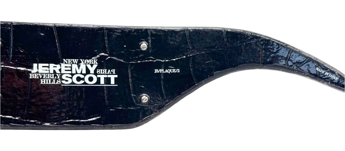 Lunettes LINDA FARROW Projects x JEREMY SCOTT JS PLAQUE 2