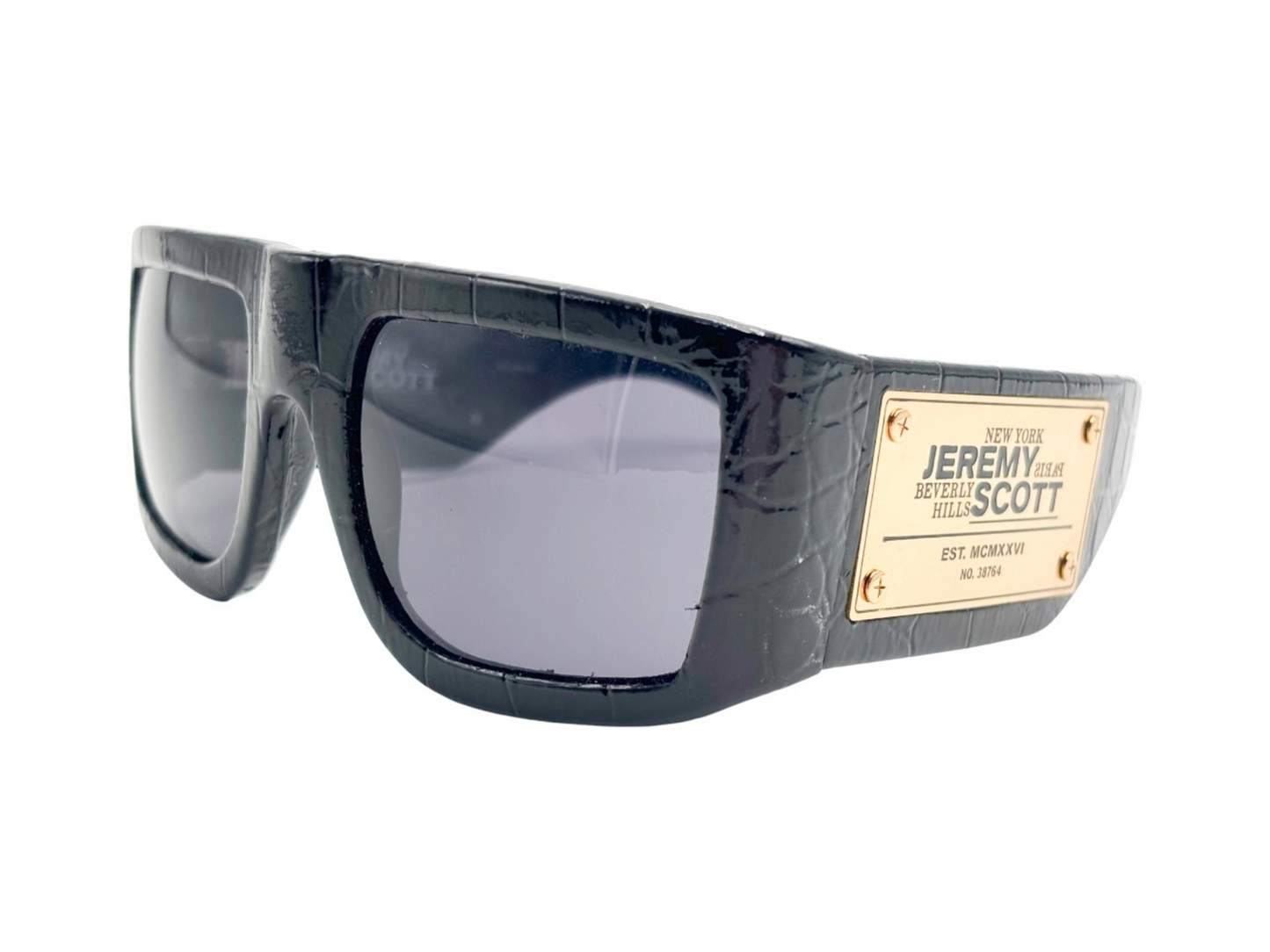 Lunettes LINDA FARROW Projects x JEREMY SCOTT JS PLAQUE 2