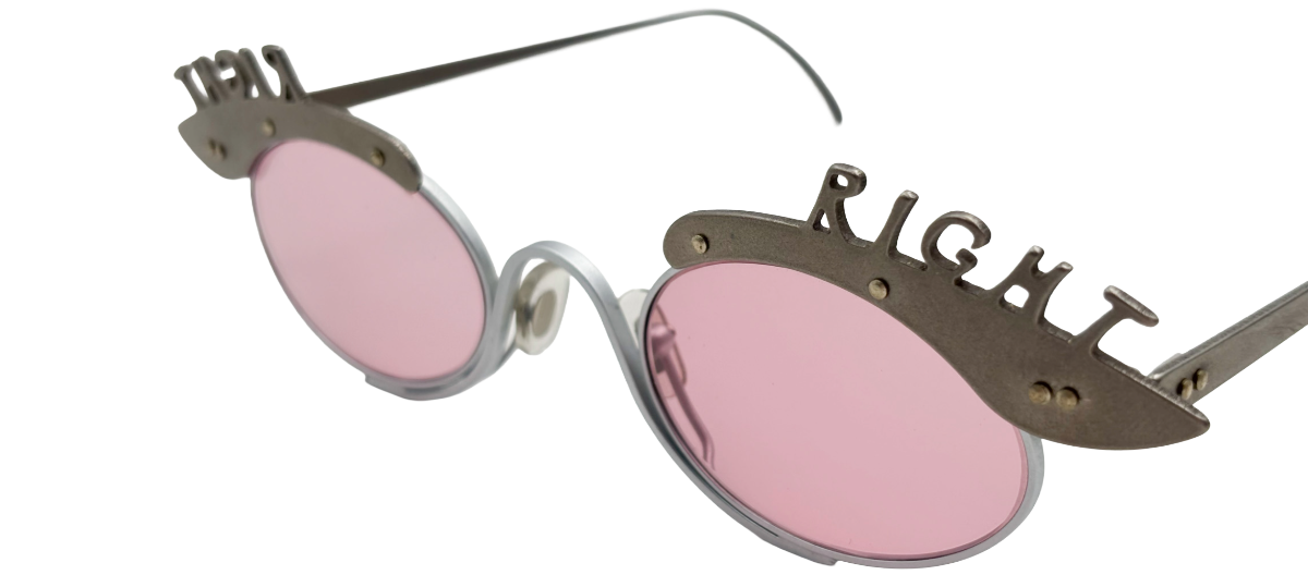 Lunettes Vintage THEO - Modèle Pro 6 (Édition "Right & Left" - 1994)